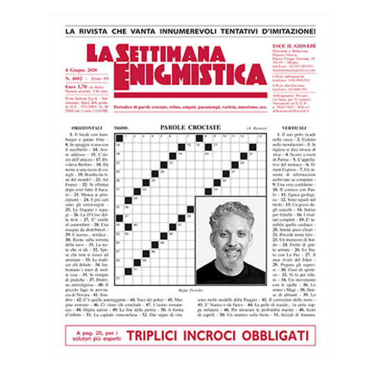 La Settimana Enigmistica. ESTERO LA SETTIMANA ENIGMISTICA (Spedizione Ordinaria)