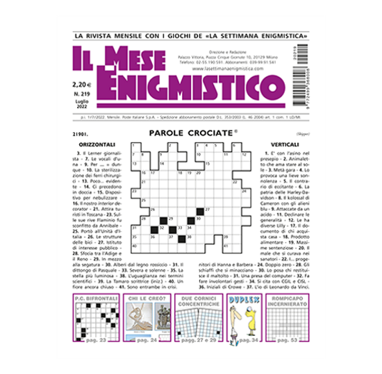 Picture of IL MESE ENIGMISTICO N.218 GIUGNO 2022 (solo in Italia)