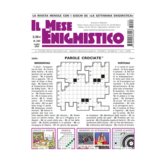 Immagine di IL MESE ENIGMISTICO N.243 LUGLIO 2024 (solo in Italia)