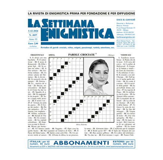 Picture of ITALIA - LA SETTIMANA ENIGMISTICA