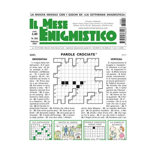 Immagine di ESTERO - IL MESE ENIGMISTICO - Abbonamento 12 mesi