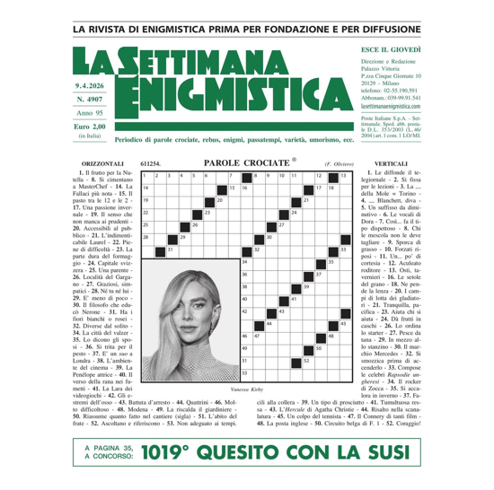 Immagine di ESTERO - LA SETTIMANA ENIGMISTICA - (Spedizione Ordinaria)