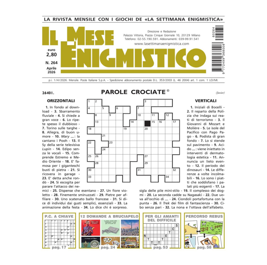 Immagine di ITALIA - IL MESE ENIGMISTICO - Abbonamento 12 mesi