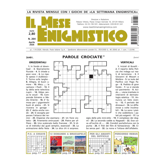 Immagine di IL MESE ENIGMISTICO N.264 APRILE 2026 (solo in Italia)