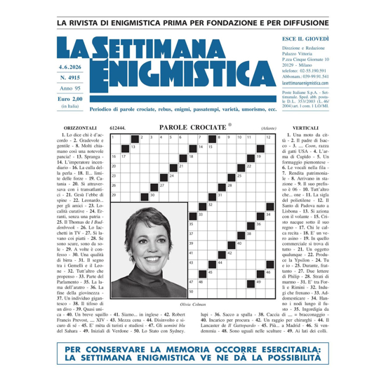 Immagine di EUROPA E MEDITERRANEO - LA SETTIMANA ENIGMISTICA -  (Spedizione Premium)