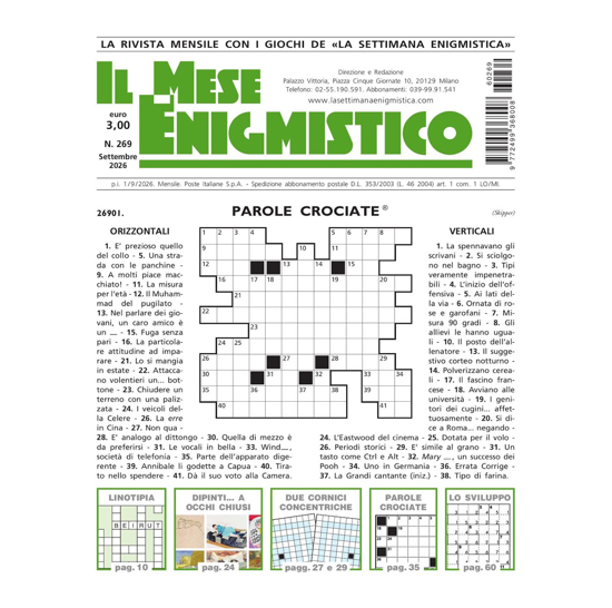 Immagine di ITALIA - IL MESE ENIGMISTICO - Abbonamento 12 mesi