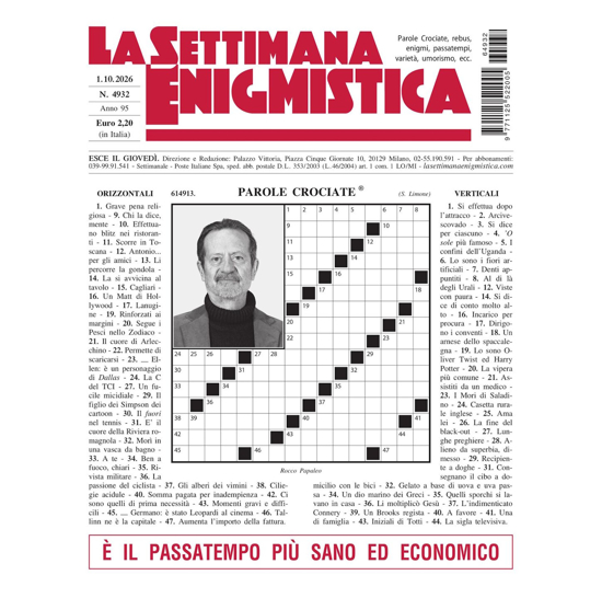 Immagine di ITALIA PREMIUM - LA SETTIMANA ENIGMISTICA